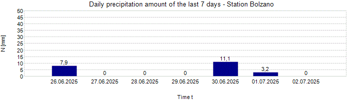 Daily precipitation