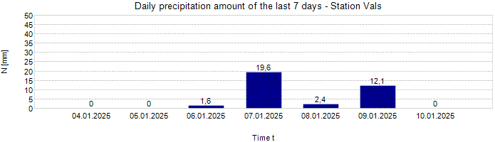 Daily precipitation