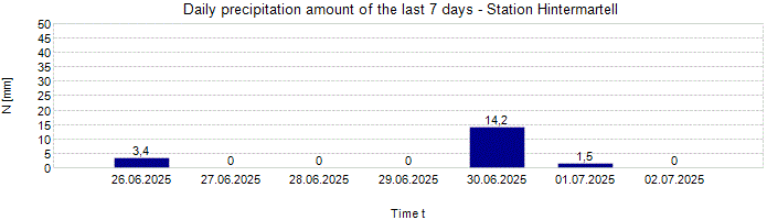 Daily precipitation