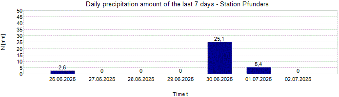 Daily precipitation