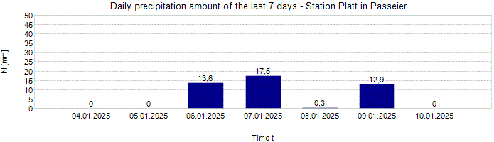 Daily precipitation