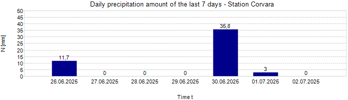 Daily precipitation