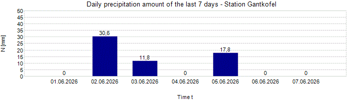 Daily precipitation