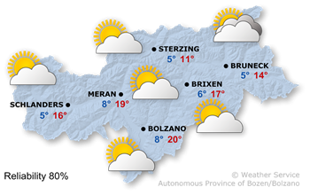 Vorhersage für heute, 2026/05/16