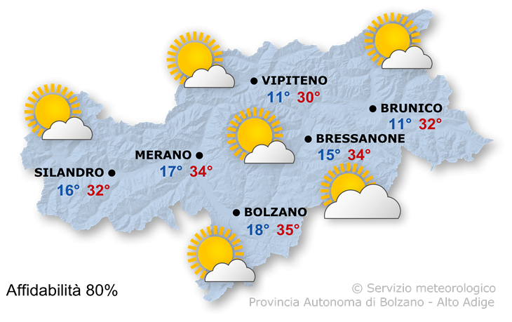 Il tempo di oggi, 26.05.2026