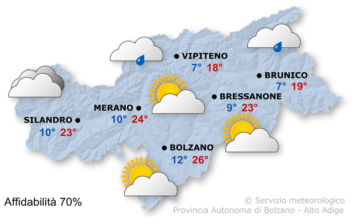 Previsione per domani, 12.06.2026