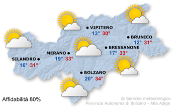Previsioni per domani, 2026/07/13