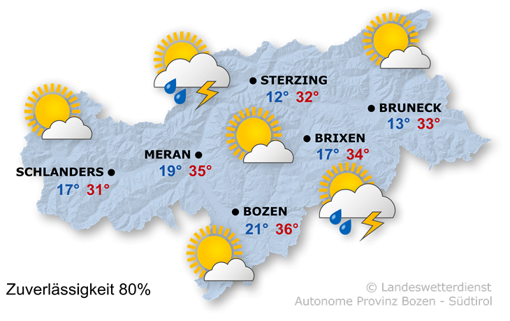 Das Wetter heute, 15.08.2026