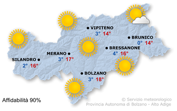 Previsioni per oggi, 2026/10/27