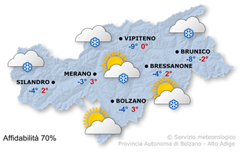 Vorhersage für heute, Sunday 22.12.2024