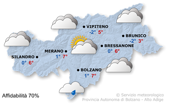 Previsioni per domani, 2025/01/23