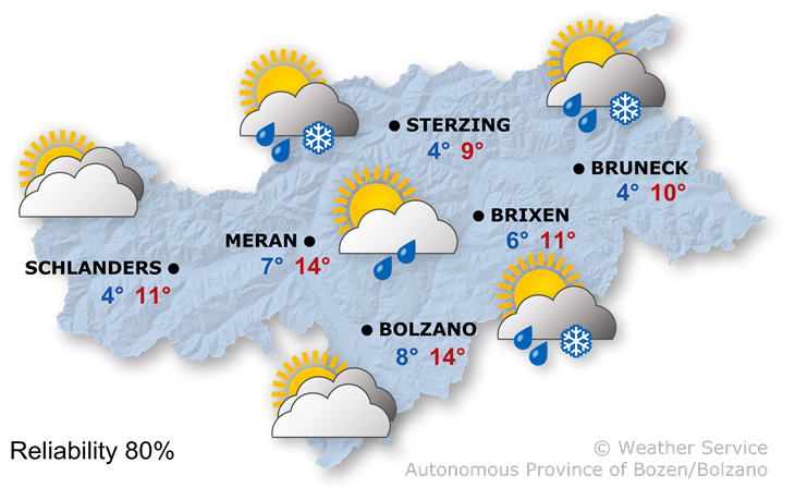 Forecast for today, sunday 16/03/2025