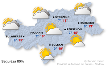 Previjion per ncuei, dumënia 05/10/2025